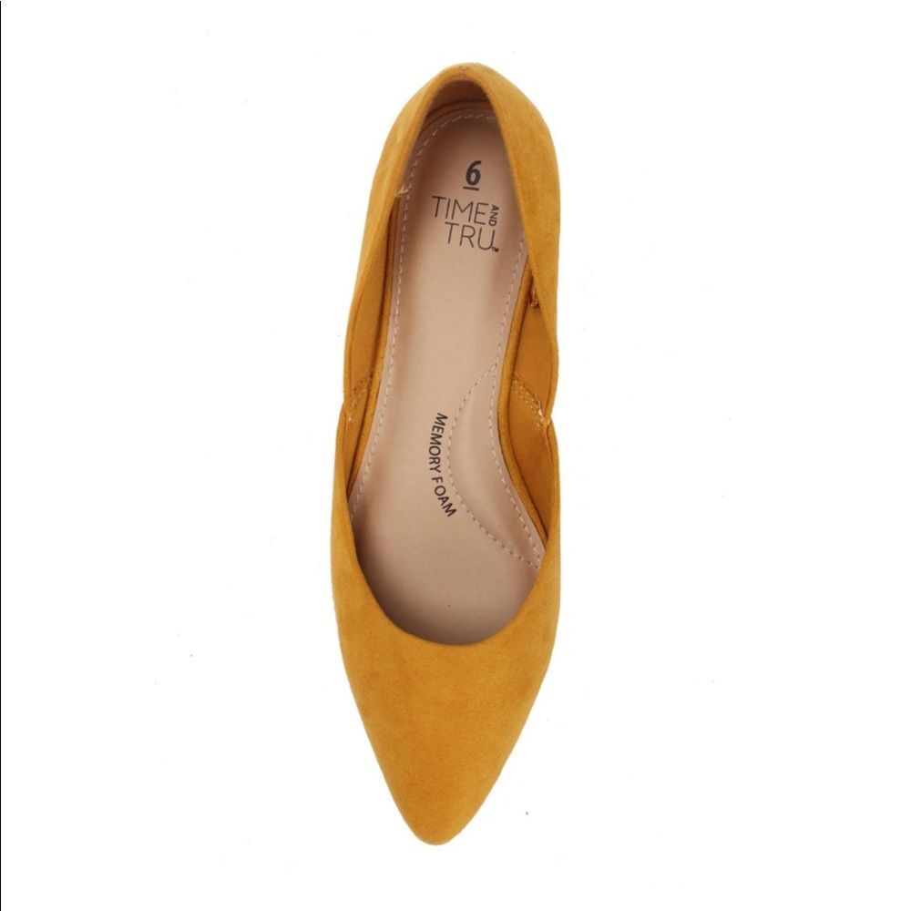 Time and Tru Point Toe Ballet Flat (Women's) NWOT